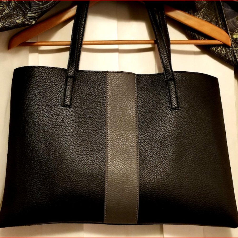 VInce Camuto Fabfitfun Luck" Black and Brown tote